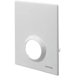 Oventrop Abdeckplatte Unibox 57mm, weiß - Abdeckplatte für Unibox RTL/T/plus/TQ/Q plus Wandeinbaukästen, sorgt für eine saubere und ansprechende Optik in Ihrem Zuhause.