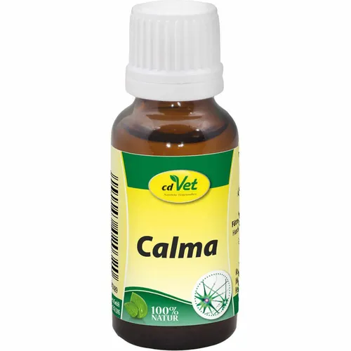Calma Futterergänzung vet. 20 ml - Tiergesundheit: Beruhigende Ergänzung für gestresste Tiere, hilft bei Angst und Unruhe.