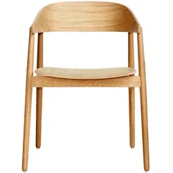 Andersen Furniture AC2 Stuhl - Eiche matt lackiert - Stuhl aus Eiche, zeitloses Design von byKATO mit eleganten Linien und schönen Details, ideal für moderne Wohnräume.
