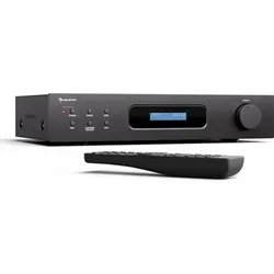 Auna Art22 HiFi Stereo Verstärker mit Bluetooth & DAB+ Radio - Hifi-Verstärker mit 2x60 W Leistung, Bluetooth und DAB+ Radio für ein beeindruckendes Klangerlebnis und vielseitige Anschlussmöglichkeiten.
