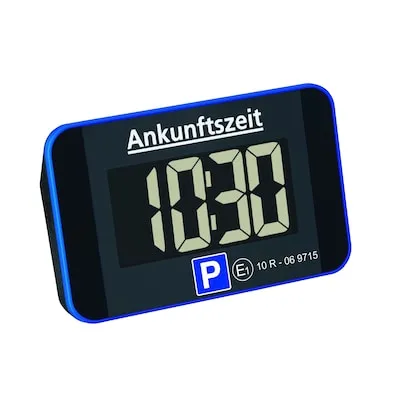 dnt Elektronische Parkscheibe ParkScreen - Automatische Parkzeiteinstellung mit Bewegungssensor, ideal für öffentliche Parkplätze und Parkhäuser