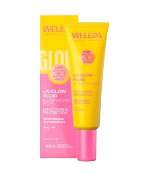 WELEDA UV Glow Fluid LSF 30 – 30 ml - Hochwertige Sonnencreme mit LSF 30 für einen strahlenden Teint. Ideal für den täglichen Schutz der Haut, leicht und angenehm auf der Haut.