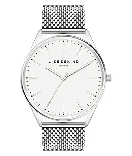 Liebeskind Berlin Armbanduhr LT-0329-MQ Silber - Hochwertige Armbanduhr für Damen, mit kratzunempfindlichem Mineralglas und Easy-Change-System für einfachen Bandwechsel. Ideal für stilbewusste Frauen, die Komfort und Eleganz schätzen.