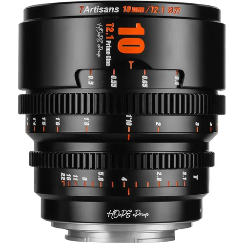 7Artisans Hope 10mm T/2.1 Objektiv - Micro Four Thirds Objektiv in Schwarz, ideal für kreative Aufnahmen mit beeindruckender Lichtstärke und Weitwinkelperspektive.