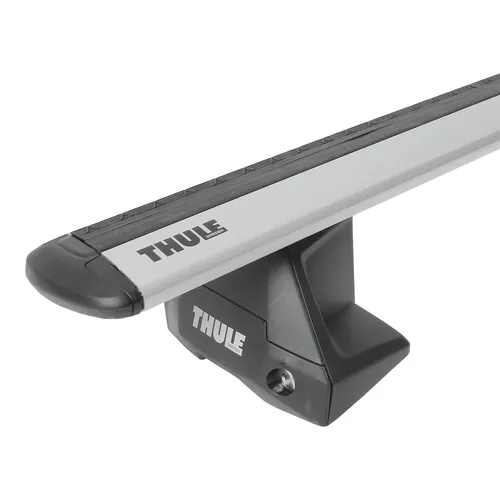 Thule Dachträger WingBar EVO für Opel Grandland X - Fahrzeugspezifischer Dachträger aus Aluminium mit abnehmbaren Querträgern, ideal für sicheren Transport von bis zu 50 kg Gepäck. Inklusive Montagezubehör und Anti-Diebstahlschloss.