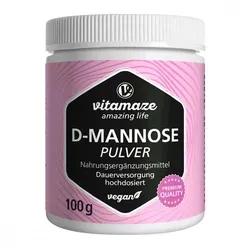 D-Mannose Pulver 100 g von Vitamaze - Arzneimittel zur Unterstützung der Harnwege, rezeptfrei und leicht dosierbar - ideal für die tägliche Anwendung.