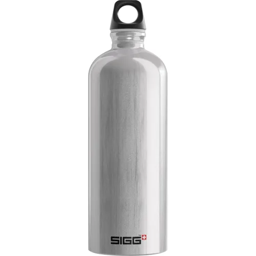 SIGG Traveller 1.0 L Trinkflasche 220378-4 - Hochwertige Trinkflasche aus der Schweiz, BPA-frei und aus lebensmittelsicheren Materialien. Ideal für unterwegs, kohlensäuredicht und langlebig – Handwäsche empfohlen.