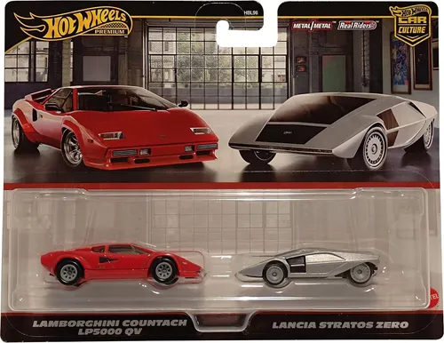 Mattel Hot Wheels Premium Car Culture 2er-Pack, Spielzeugautos für erwachsene Sammler