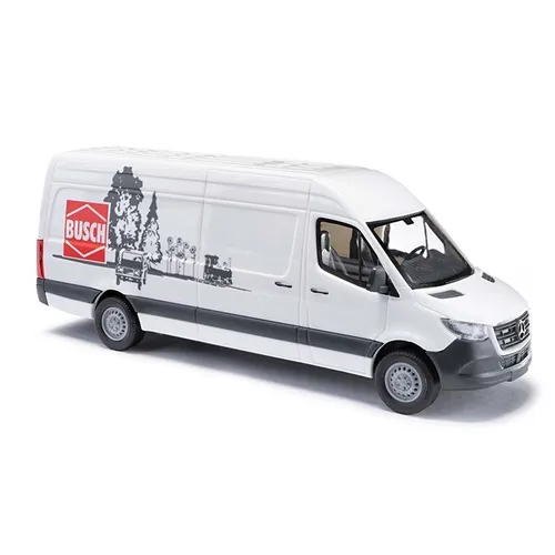 Busch 52631 - H0 - Mercedes Benz Sprinter langer Radstand, 30 Jahre Busch Automo