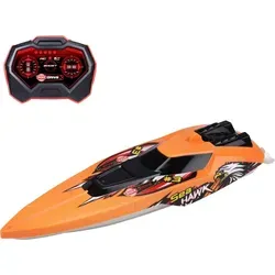 RC Sea Hawk - Ferngesteuertes Modellboot - RC-Modelle mit 20 Minuten Akkulaufzeit, ideal für Kinder ab 6 Jahren und ausgestattet mit zuverlässiger 2,4 GHz Verbindung.