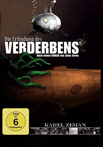 Die Erfindung des Verderbens - Karel Zeman's fantasievolle Umsetzung der Jules Verne Geschichte - Neu restaurierte Version - Cover B