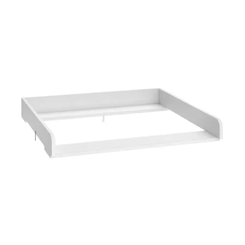 Vicco Wickelaufsatz "Wicko", 80 x 76 cm, Weiß - Wickeltischaufsatz für stilvolles und einfaches Wickeln, passend für Ikea-Kommoden wie Malm und Hemnes, inklusive praktischer Wickelauflage und viel Stauraum.