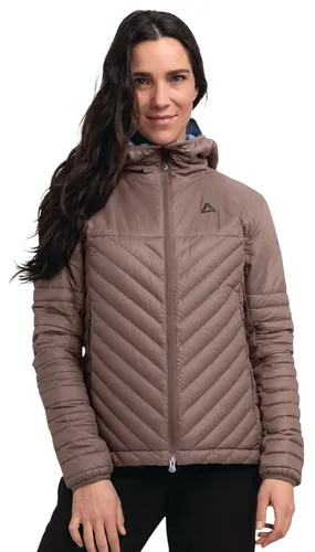 Schöffel Daunenjacke Style Cascata für Damen - Twilight Mauve (3905) - Warme Daunenjacke für Damen, ideal zum Wandern. Mit hochwertiger 90/10 Daunenfüllung und helmkompatibler Kapuze für besten Komfort bei kalten Temperaturen.