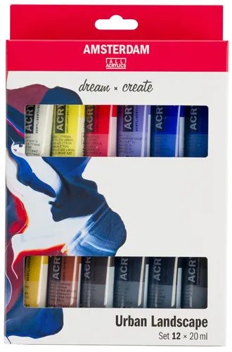 ROYAL TALENS Acrylfarbe AMSTERDAM Urban Landscape 12 x 20 ml