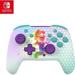 Turtle Beach Rematch Drahtloser Controller - Invincible Mario - Gaming-Zubehör mit integrierten Bewegungssteuerungen und Glow-in-Dark-Design für ein dynamisches Spielerlebnis und zusätzlichen Style-Faktor.