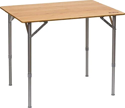 BERGER Carry Falttisch 80 x 60 cm | Klappbarer Campingtisch Gartentisch höhenverstellbar | Multifunktionstisch Camping Tisch Klapptisch für Balkon Outdoor | Ultraleicht & stabil belastbar bis 30kg