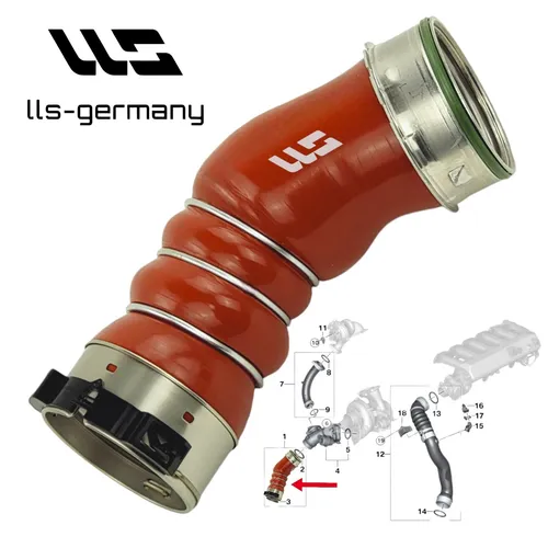 Turboschlauch Ladeluftschlauch für BMW X5 E70 3.0sd xDrive35d 11617799873