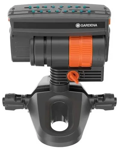 Gardena Micro-Drip-System Viereckregner OS 90 - Automatischer Sprinkler für rechteckige Flächen bis 90 m, flexibel einstellbar mit integriertem Filter für gleichmäßige Bewässerung