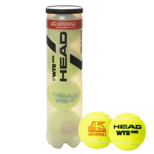 Head Tennisbälle Premium WTB One - offizieller Ball des WTB - Dose 4er - Der HEAD WTB ONE Tennisball überzeugt als offizieller Ball des WTB mit hervorragendem Spielgefühl und Kontrolle. In einer umweltfreundlichen, leichteren Dose verpackt, ideal für Turnierspiele.
