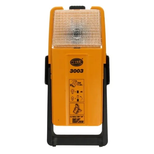 Warnleuchte HELLA 2XW 007 146-001 - Sonstige, zuverlässige Halogen-Warnleuchte mit Blinkleuchte in leuchtendem Gelb, ideal für sicheres Fahren bei schlechten Sichtverhältnissen.