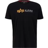 Alpha Industries Herren T-Shirt Alpha Label T Puff Print XL - Shirts & Tops: Hochwertiges T-Shirt aus 100% Baumwolle mit minimalistischen Design und trendigem Alpha Industries Label für einen stylishen Look.