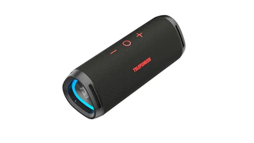 Telefunken DELTA PRO Bluetooth-Speaker – 35 W, IP67, 13 Std. Akku - Kompakter Bluetooth-Speaker mit kraftvollem Sound und robustem Design. Ideal für Outdoor-Aktivitäten dank IP67-Zertifizierung und bis zu 13 Stunden Akkulaufzeit.
