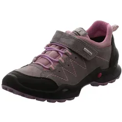 Imac Mädchen Klettschuhe - Wasserfeste Low Sneaker in Grau - Sneaker aus wasserfestem Leder-Synthetik-Mix mit Klettriemen für einfache Handhabung und optimalen Komfort bei jedem Wetter.