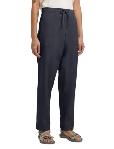 Jack Wolfskin MONTERO PANTS W Jogginghose blau S - Trainingsbekleidung aus 100% Lyocell, ideal für Trekking und Wandern, atmungsaktiv und umweltfreundlich.