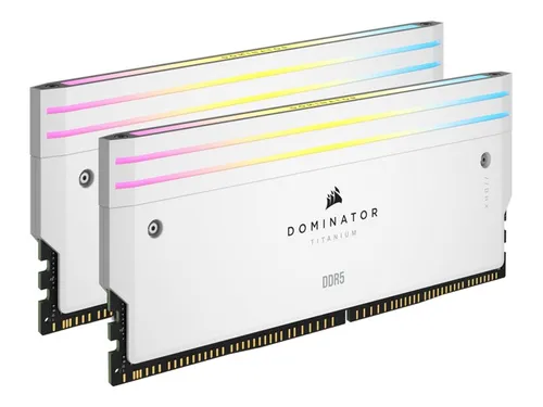 CORSAIR DOMINATOR TITANIUM DDR5 Light Enhancement Kit - Weiß mit RGB - Arbeitsspeicher - Vervollständige dein PC-Setup mit diesem kosmetischen Modulset, das 11 RGB-LEDs bietet und sich nahtlos in dein bestehendes CORSAIR-System integriert.