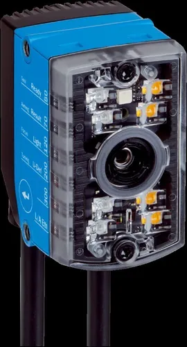 Sick 2D Machine Vision V2D611P-MLSBI5 Kontrasttaster - Präziser 2D Kontrasttaster von Sick, IP67, ideal für automatisierte Anwendungen. Robuste Bauweise, Schutzklasse 3, für zuverlässige Leistung bei verschiedenen Temperaturen.