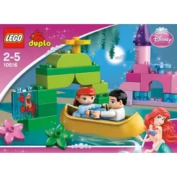 LEGO 10516 Arielles magische Bootsfahrt - Bunt - Erlebe die zauberhafte Bootsfahrt mit Arielle und Prinz Eric! Dieses bunte LEGO® DUPLO® Set fördert kreatives Spielen und bietet eine spannende Kulisse für kleine Abenteurer. Ideal für Kinder von 2 bis 5 Jahren.