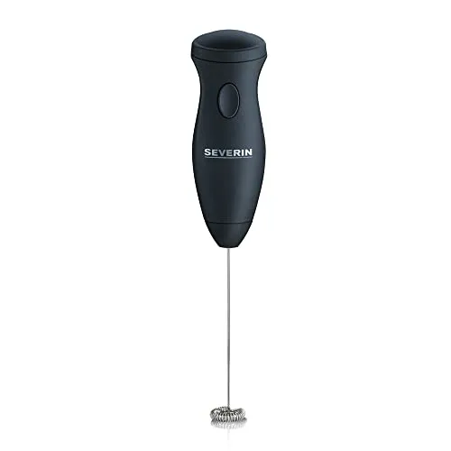 SEVERIN Milchaufschäumer Stab SM 3590 - Batteriebetriebener Milchaufschäumer aus Edelstahl, ideal für perfekten Milchschaum unterwegs – einfach, schnell und ohne lästige Reinigung.