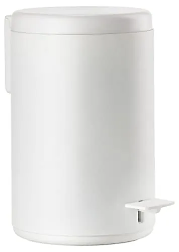 Zone Denmark Rim Treteimer 3 L - Weiß - Haushaltszubehör mit minimalistischem Design, perfekt für Bad oder Küche, platzsparend und funktional.