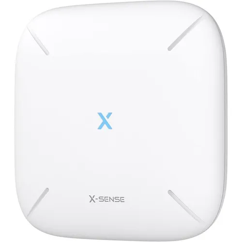 X-Sense Smart Home-Basisstation SBS50 - Rauchmelder mit 2-in-1-Taste, erfordert 2,4-GHz-WLAN für intelligente Hausintegration und einfache Bedienung.