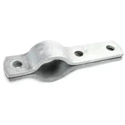 Zweiteilige Rohrschelle verzinkt nach DIN 3567 Form B  / (Klemmbereich) 107 - 115 mm