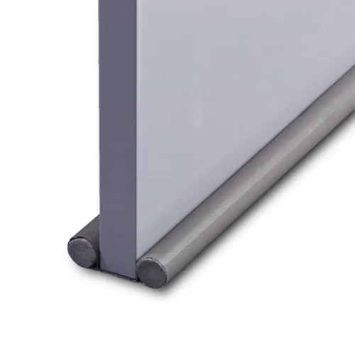 HOOZ Zugluftstopper für Türen, PU Leder Türdichtung Luftzugstopper mit Doppeldichtung, Zuschneidbar Tür Zugluftstopper Windstopper und Türluftstopper (Grau, 1 Stück)