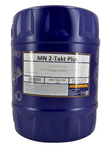 MANNOL 2-TAKT PLUS MN7204-20 Motoröl - Hochwertiges 2-Takt Motoröl, sorgt für optimale Schmierung und Schutz, ideal für Motorräder und Rasenmäher.