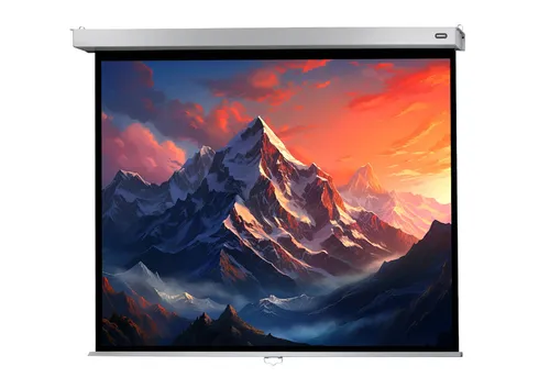 Celexon Rollo Professional Plus 1090781 - Rolloleinwand 180 x 135cm 4:3 - Beamer-Leinwände für brillante Projektionen, ideal für Präsentationen und Heimkino mit einem praktischen Rollmechanismus.