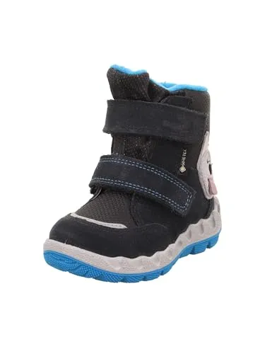 Superfit Icebird grau/türkis (2000) 29 - Wasserdichte Kinder-Wanderschuhe mit GORE-TEX Membran, ideal für Abenteuer in der Kälte. Atmungsaktiv und mit rutschfester TPU-Sohle für sicheren Halt.