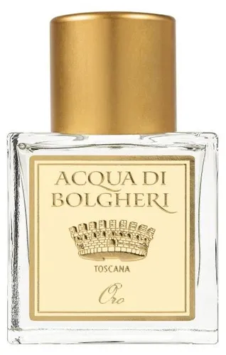 Acqua di Bolgheri - Oro "Profumo" Parfüm, 50ml - Eau de Parfum mit den süßlichen Essenzen der Toskana, vereint Jasmin, Rose und Bergamotte für einen harmonischen, femininen Duft, der verzaubert.