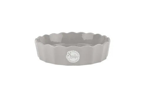 Sallys Auflaufform - Stoneware Ofenform rund 24,5 cm - aus natürlichen Materialien