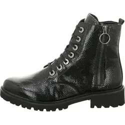 Remonte Damen Schnürboot schwarz - Wechselfußbett und wärmendes Futter - Wanderschuhe mit modischem Design, ausgestattet mit einem bequemen Wechselfußbett und warmem Samtvelour-Futter für optimalen Tragekomfort.