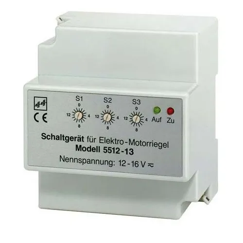 Assa Abloy effeff Schaltgerät 5512-13 E60 - Sonstige Elektroinstallationsartikel, ideal zur Ansteuerung von Elektromotorriegeln mit optischer Grün-Rot-Anzeige und flexibler Montageoption.