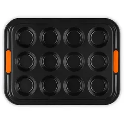 Le Creuset 12er Muffinform - Rechteckige Muffinform für zwölf Muffins, ideal für süße und herzhafte Köstlichkeiten. Mit Antihaft-Beschichtung gelingen Ihnen perfekte Muffins und Cup Cakes im Handumdrehen – ideal für spontane Backaktionen!