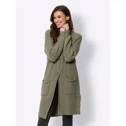 heine Strickjacke Strickjacke grün 36