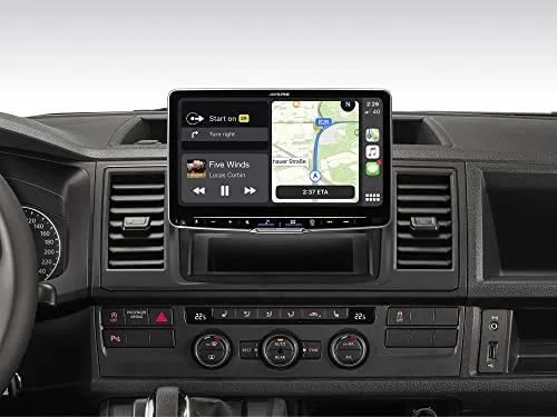 Alpine ILX-F905T6 Volkswagen T5/T6 Autoradio - Digital Media-Receiver mit Touchscreen und Apple CarPlay, ideal für ein modernes Infotainment-Erlebnis im Volkswagen T5/T6.