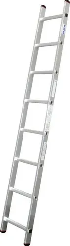 KRAUSE Anlegeleiter CORDA 8 Sprossen - Aluminium Anlegeleiter für den Außenbereich, mit einer maximalen Arbeitshöhe von 320 cm und einer Belastbarkeit von bis zu 150 kg – ideal für sichere Arbeiten in der Höhe.