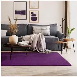 Steffensmeier Teppich Cambridge Young, Rechteckig, Kurzflor Teppich, Wohnzimmer lila 240 cm x 240 cm
