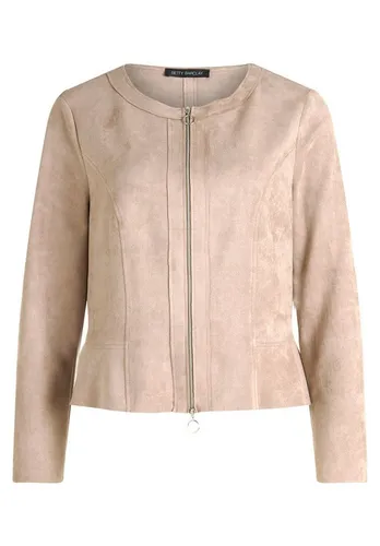 Betty Barclay Damen Blazer-Jacke mit Reißverschluss Powder Pearl, 38 - Funktionsjacken aus hochwertigem Material für besten Tragekomfort und Langlebigkeit. Figurnah geschnitten für eine elegante Silhouette und vielseitige Styling-Möglichkeiten.