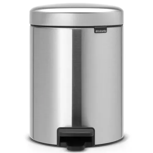 Brabantia Treteimer NEWICON 5L – Stilvoller Abfallbehälter - Haushaltszubehör: Der Brabantia Treteimer NEWICON, 5 Liter überzeugt mit einem eleganten Design und bietet durch die gleitsichere Bodenunterseite festen Stand und Kippsicherheit.